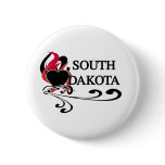 Fire Heart South Dakota buttons