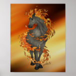 Fire Horse (16x20) Poster posters