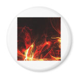 Fire Logo Fractal Abstract Art Gear magnets