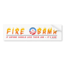 Fire Obama Bumper Stickers