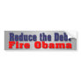 Fire Obama Bumper Stickers