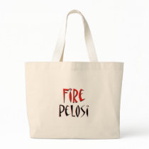 Fire Pelosi Red and Black Design Bag
