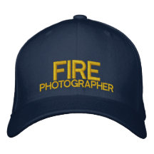 Fire Photographer Baseball Hat Embroidered Baseball Cap