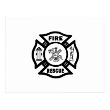 Fire Rescue Postcard