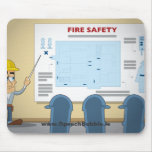 Fire Safety Mouse Mat mousepads