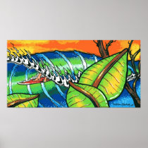 "Fire Sky Tube" ART PRINT