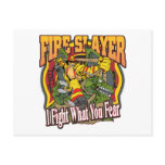 Fire Slayer Firefighter postcards