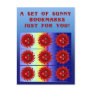 Fire Sun Bookmark Postcard