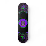 Fire Tiger Purple Skateboard