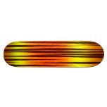 fire tiger stripes skateboard