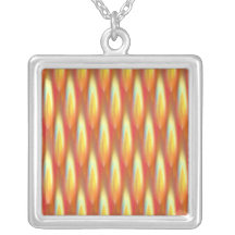 Fire Tones Webbing Pendant