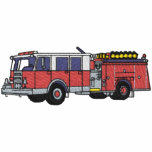 Fire Truck embroidered shirts