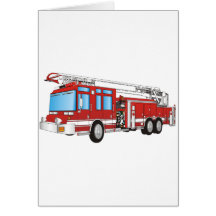 Fire Truck Greeting Card
