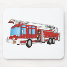 Fire Truck Mouse Pads