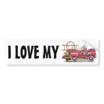 Fire Truck Pedal Car Bumper Sticker ILM bumper stickers