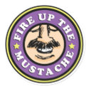 Fire up the Moustache Stickers!