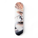 Fire Water Abstract Skateboard V3