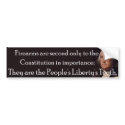 Firearms: People's Liberty's Teeth, Bumpersticker