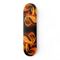 Fireball Abstract Art Skateboard