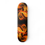 Fireball Abstract Art Skateboard