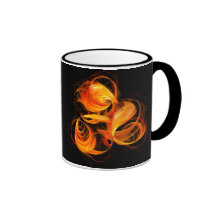 Fireball Abstract Coffee Mug