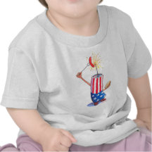 firecracker July 4th hotdog Tees