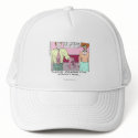 Fired From Victoria Secret Cartoon White Cap hats