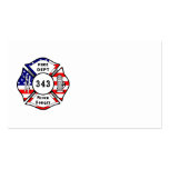 Firefighter 9/11 Never Forget 343 Business Card Templates