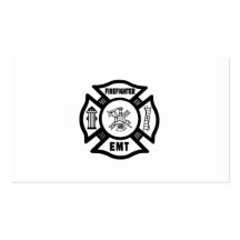 Firefighter EMT Business Card Templates