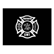 Firefighter EMT Post Cards