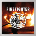 Firefighter Handline posters