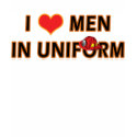 FIREFIGHTER IN UNIFORM t-shirts