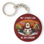 Firefighter Kilroy Keychain