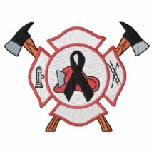 Firefighter Mourning Logo Polo Shirt
