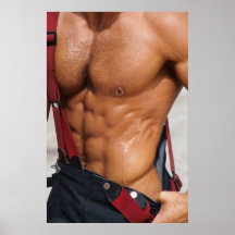 Firefighter Poster - Colour Sytle #12