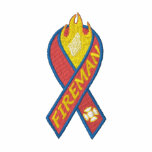 Firefighter Ribbon Embroidered Hoodie