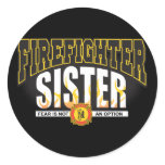 Firefighter Sister stickers