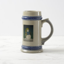 Firefighter Snowman Mug