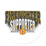 Firefighter Supporter stickers