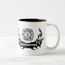 Firefighter Tattoo Mug