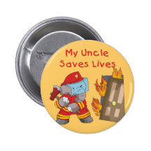 Firefighter Uncle T-shirts and Gifts Pins