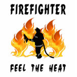 Firefighters Feel The Heat photo sculptures