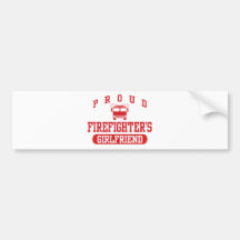 Firefighter's Girlfriend Bumper Stickers
