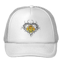 Firefighters Girlfriend Tattoo Trucker Hat