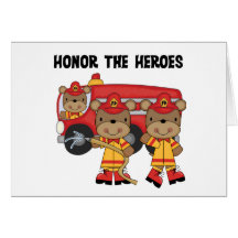 Firefighters Honour the Heroes Tshirts and Gifts Card
