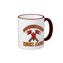 FIREFIGHTERS KICK ASH MUG