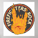 Firefighters Rock! posters