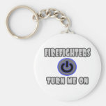 Firefighters Turn Me On Key Chains