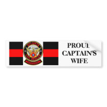 Firefighter's Wife Bumper Stickers