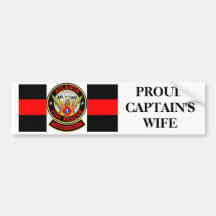 Firefighter's Wife Bumper Stickers